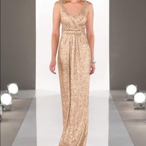 Sorella Vita 8686 bridesmaid dress gold 10
